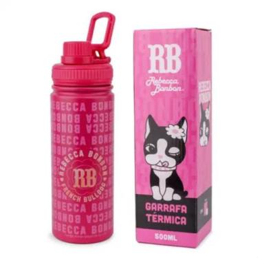 Imagem de Garrafa Termica 500ml Rebecca Bb Rb1009 Rosa E Lilas Unidade - Up Impo