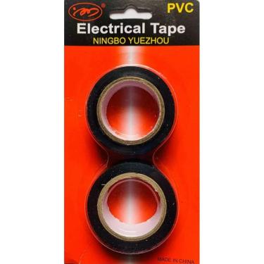 Imagem de Kit Fita Adesiva Isolante 1,8cm x 10m 2 Peças Preta - Quanhe