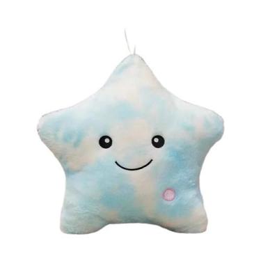 Imagem de Brinquedo De Pelúcia Estrela LED Brilhante, Almofada De Estrela Macia 