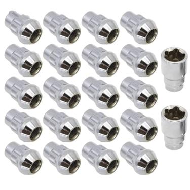 Imagem de Conjunto de parafusos de roda para B-Max 2012-2017 para C-Max 2007-2019 para Fiesta 1971-2023 acessórios de carro porcas de roda parafusos de cubo