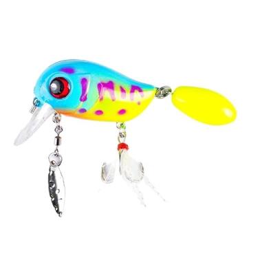 Imagem de Isca Artificial Crankbait 5g/8g para Pesca – Isca de Mergulho Raso para Robalo em Água Doce e Salgada(3.5cm/5g,5#)