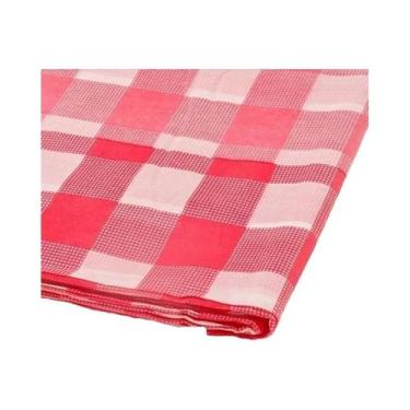 Imagem de Toalha De Mesa Plástica Descartável Xadrez Para Aniversário, Casamento