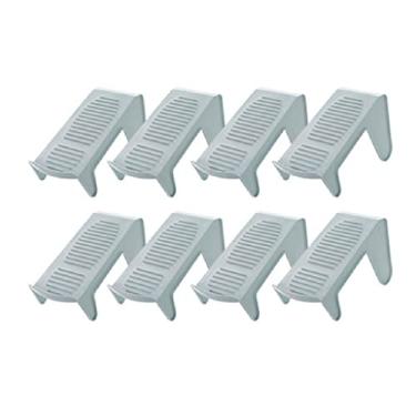 Imagem de HHHJQFAAT Suporte de sapato, 8 peças de armazenamento sapateira quarto economia de espaço casa dormitório artefato armazenamento sapato economia de espaço, antiderrapante (cor: C) (D)