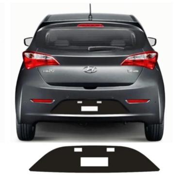 Imagem de Adesivo Carro Para-Choque Traseiro Placa Hyundai Hb20 Hatch