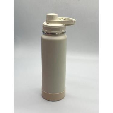 Imagem de Garrafa Térmica MS-961 800ml - Duplamente Isolada a Vácuo, Base Emborr