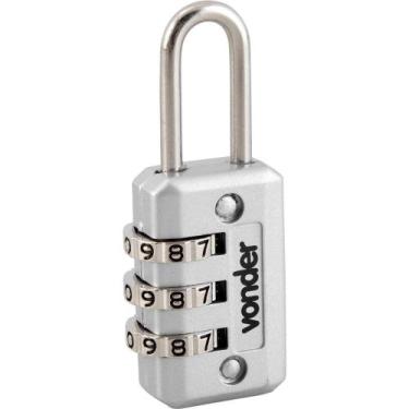 Imagem de Cadeado com Segredo, Cinza, 20 mm, Vonder OstenVonder