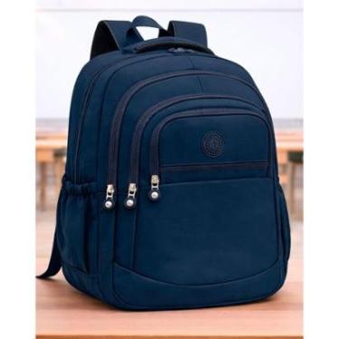 Imagem de Mochila Feminina Escolar Grande Estudante Adolescente Universitário Espaçosa-Unissex