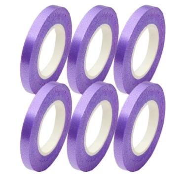 Imagem de 6 peças 10 metros/rolos 5 mm fita balão festa aniversário casamento acessórios corrente balão laser fitas de cetim artesanato decoração de festa DIY