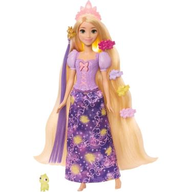 Imagem de Boneca Fashion Mattel Disney Princesa Rapunzel com Cabelo que Brilha
