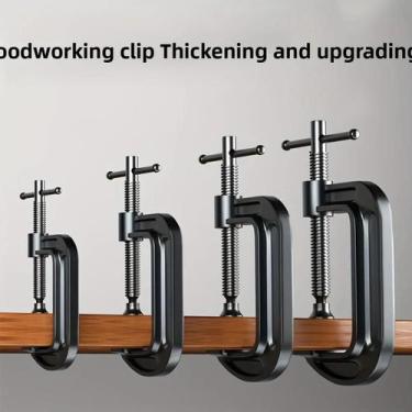 Imagem de Grampo De Ferro Tipo G De 6, 4 E 1 Polegada: Acessório De Fixação Fort