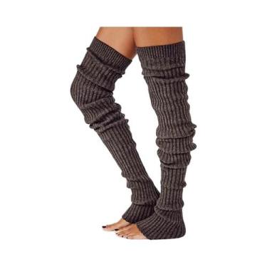 Imagem de Meias Altas Góticas Lolita Femininas Para Cosplay De Anime, Aquecedore