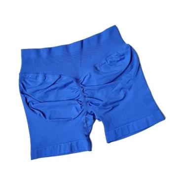 Imagem de Shorts Esportivos Femininos De Cintura Alta Para Verão, Respiráveis, C