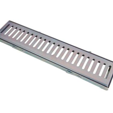 Imagem de Grelha e Castilho de Aço Galvanizado Chapa 2mm 10x100cm