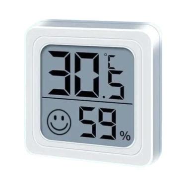 Imagem de Higrômetro Digital Mini Para Uso Interno Com Display LCD, Medidor De T