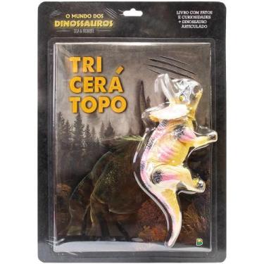 Imagem de Livro - Mundo dos Dinossauros, O - Leia & Brinque: Tricerátopo