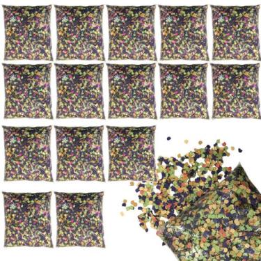 Imagem de Kit Confete 15 Pacotes Para Folia De Carnaval - DREAMINBOX