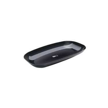 Imagem de Travessa Retangular Essential média 38 x 21 x 4 cm Preto