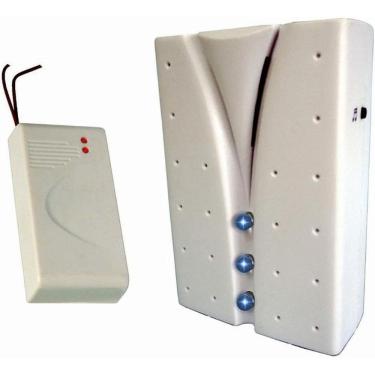 Imagem de Campainha Sem Fio Eletronica Com Leds Acionador Antifurto 6397 Dni