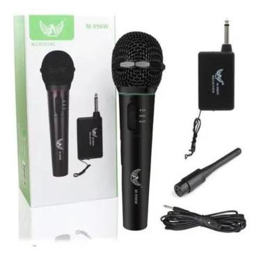 Imagem de Microfone Wireless Sem Fio Com Adaptador P10 M-996W