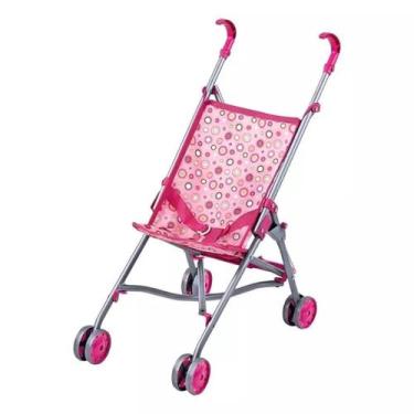 Imagem de Carrinho De Boneca Pontilhado Leve Dobrável - Toys Import
