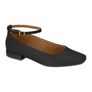 Imagem de Sapatilha Feminina Boneca Vizzano Bico Quadrado - 1427207, Preto, 37