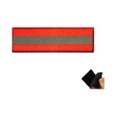 Imagem de Emblema Tático Militar Alfa FSB Refletivo IR Que Brilha No Escuro Com 