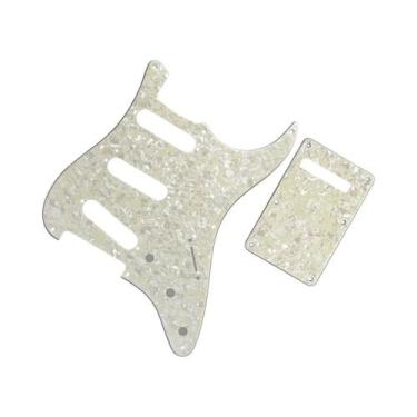 Imagem de Conjunto De Escudo Protetor Vintage ST De 8 Furos SSS Para Guitarra El