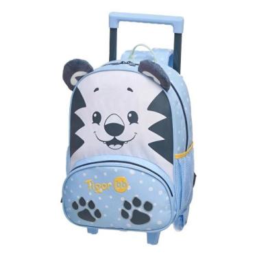 Imagem de Mochila de rodinhas c/ alças tigor bb azul - kouii