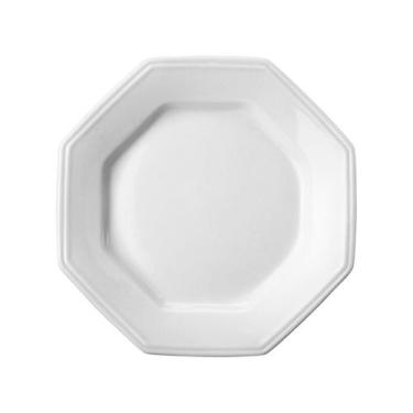Imagem de Prato Sobremesa 20cm Linha Prisma Branco Porcelana Schmidt, Branco, 1