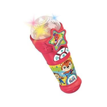 Imagem de Microfone Musical Vermelho com Luz e Som - Shiny Toys
