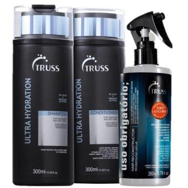 Imagem de Kit Truss Ultra Hydration Anti Frizz Cabelos Ressecados (3 Produtos)
