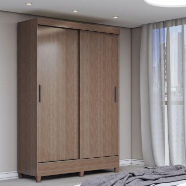 Imagem de Guarda-Roupa Solteiro Bari 2 Portas 2 Gavetas Jequitiba - Panorama Móveis