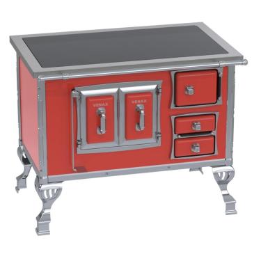 Imagem de Fogao a Lenha Venax GII n 2 Sec XVIII Premium Vermelho SE