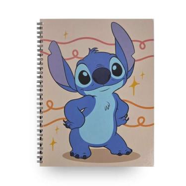 Imagem de Caderno Universitário 10 Matérias Stitch Linhas 160 Folhas - Culturama
