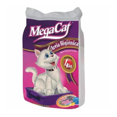 Imagem de Areia Higiênica Mega Cat para Gatos 4kg