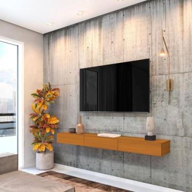 Imagem de Rack Suspenso para TV até 55 Polegadas 100% MDF 155cm - EDN Móveis