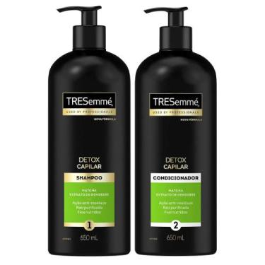 Imagem de Kit Shampoo + Condicionador Tresemmé Detox Capilar 650ml