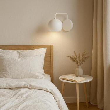 Imagem de Arandela de Parede Nádia com Cúpula Fixa Elegante e Romântica - lumim,