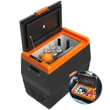 Imagem de Geladeira Portátil Elber Black Line 35 Litros Preta 12v 24v Caminhão C