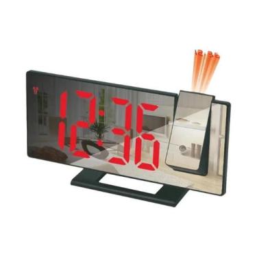 Imagem de Despertador Digital De Tela Grande Com Projeção E Display Luminoso Int