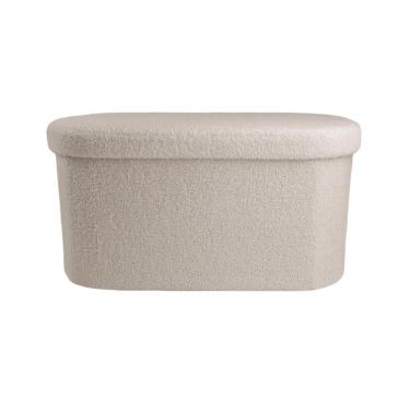 Imagem de Puff Báu Boucle Off-White - ACASA