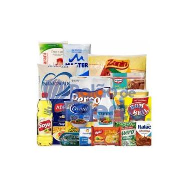 Imagem de Cesta Básica Família Jr 61 Itens De Qualidade - Higipack