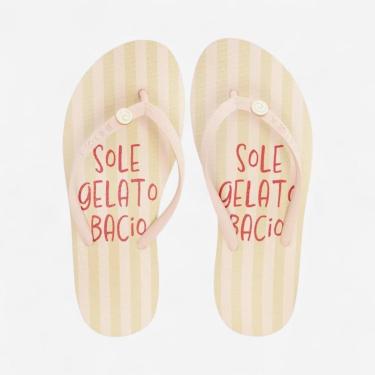 Imagem de Chinelo De Dedo Brizza Listrado Easy Bacio Di Latte Rosa-Feminino