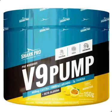 Imagem de Pre Workout V9 Pump Energy 150g Shark Pro-Unissex