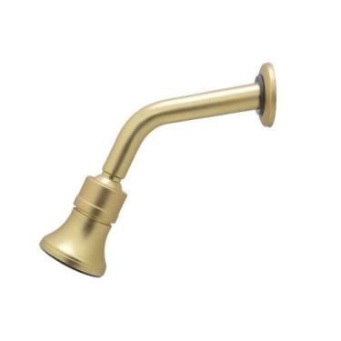 Imagem de Chuveiro Ducha Articulável Banheiro Lavatório Gás Ou Solar Dourado Gol