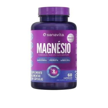Imagem de Magnésio Tri Complex 60 Cápsulas Sanavita