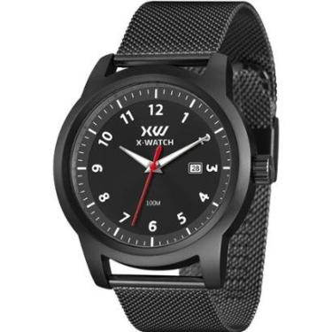 Imagem de Relógio X-Watch Casual Mesh Black-Masculino