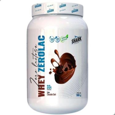 Imagem de Zerolac Whey Protein Zero Lactose Pote 900g Shark Pro, Chocolate Dark