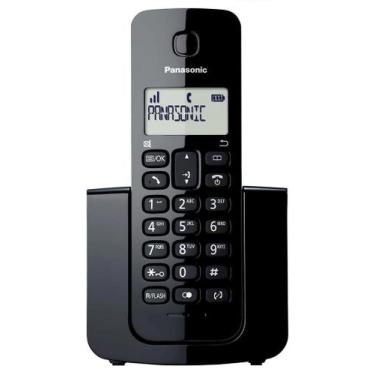 Imagem de Telefone Sem Fio Panasonic KX-TGB110LAB 1 Base - Preto