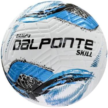 Imagem de Bola Futebol Dalponte Skill Branco Azul Campo Original - Dalponte